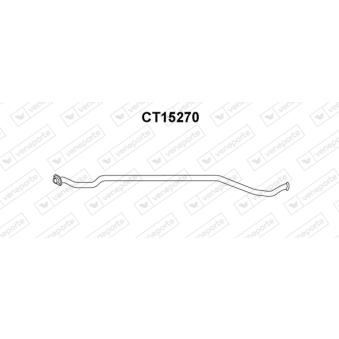 Tuyau d'échappement VENEPORTE [CT15270]