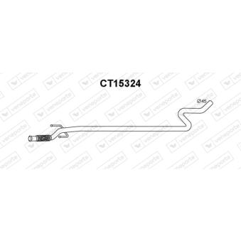 Tuyau d'échappement VENEPORTE [CT15324]