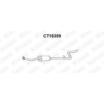 Silencieux avant VENEPORTE OEM 1717V9