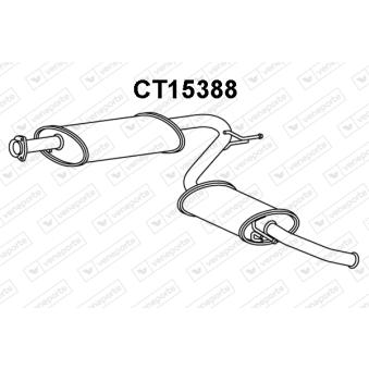 Silencieux arrière VENEPORTE OEM 1730G2