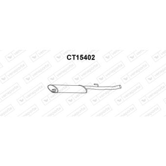 Silencieux central VENEPORTE CT15402