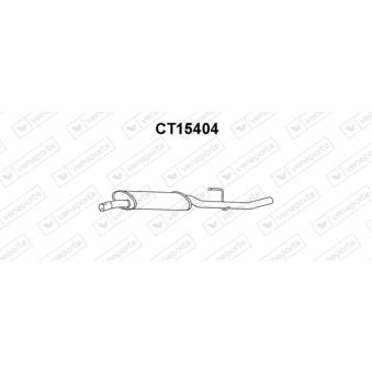 Silencieux arrière VENEPORTE OEM 9456200080