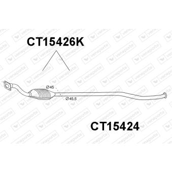Catalyseur VENEPORTE OEM 1705HC
