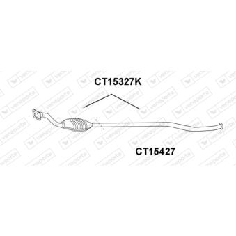 Tube de réparation, catalyseur VENEPORTE CT15427