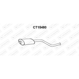 Silencieux avant VENEPORTE OEM 1717K5 Silencieux avant VENEPORTE OEM 1717K5