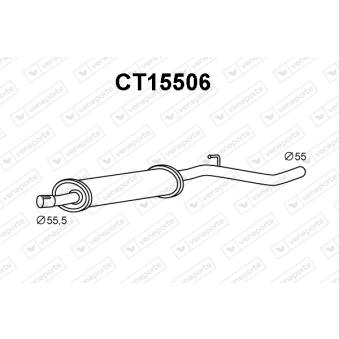 Silencieux avant VENEPORTE CT15506