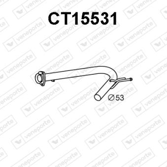 Tuyau d'échappement VENEPORTE OEM 1352070080