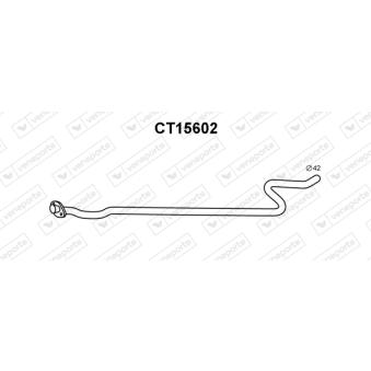 Tuyau d'échappement VENEPORTE OEM 1717EW