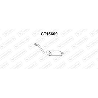 Silencieux avant VENEPORTE [CT15609]