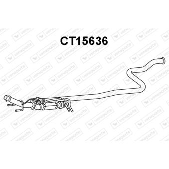 Tuyau d'échappement VENEPORTE [CT15636]
