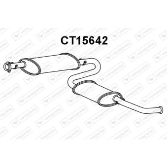 Silencieux arrière VENEPORTE OEM 1726V2
