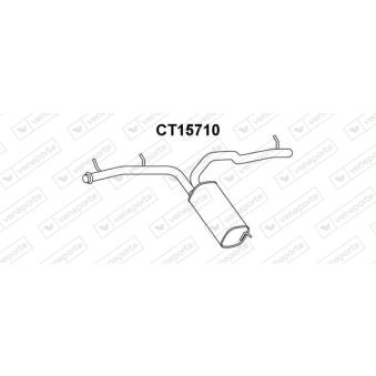 Silencieux arrière VENEPORTE [CT15710]