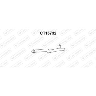 Tuyau d'échappement VENEPORTE CT15732