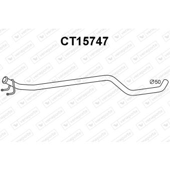 Tuyau d'échappement VENEPORTE OEM 1608308580