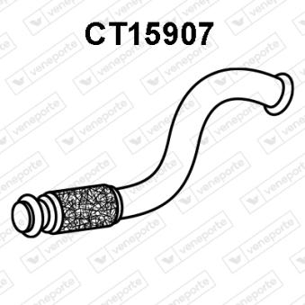 Tuyau d'échappement VENEPORTE [CT15907]