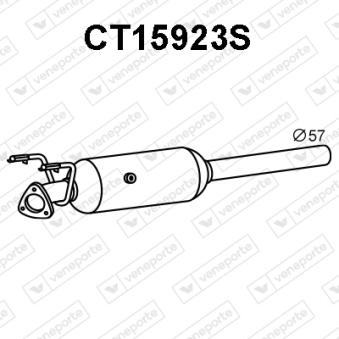 Filtre à particules / à suie, échappement VENEPORTE OEM 1606604680