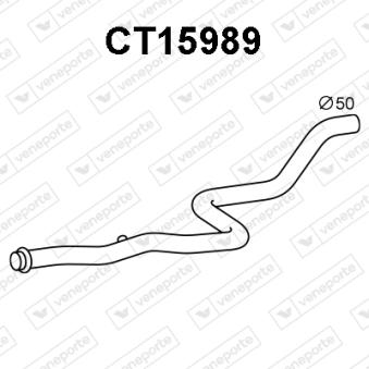 Tuyau d'échappement VENEPORTE [CT15989]