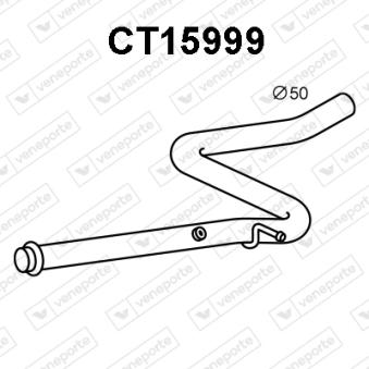 Tuyau d'échappement VENEPORTE CT15999
