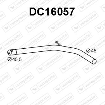 Tuyau d'échappement VENEPORTE DC16057