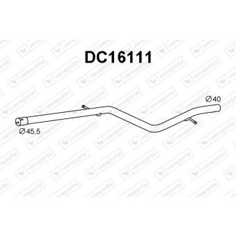 Tuyau d'échappement VENEPORTE [DC16111]