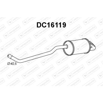 Silencieux arrière VENEPORTE [DC16119]