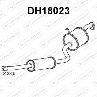 Silencieux central VENEPORTE [DH18023]