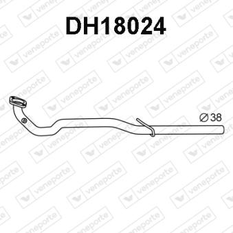 Tuyau d'échappement VENEPORTE OEM 17410B2060