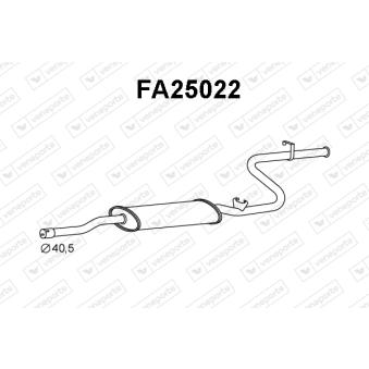 Silencieux arrière VENEPORTE [FA25022]