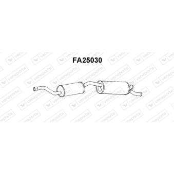 Silencieux arrière VENEPORTE OEM 5973011