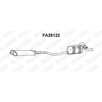 Silencieux arrière VENEPORTE OEM 7750705