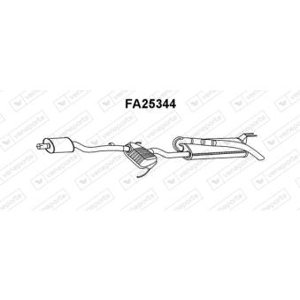 Silencieux arrière VENEPORTE OEM 46442613