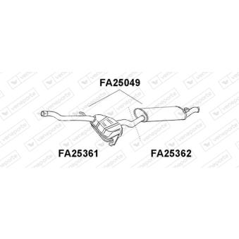 Silencieux central VENEPORTE OEM 7747199