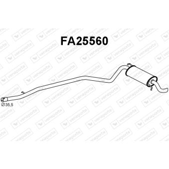 Silencieux arrière VENEPORTE OEM 51782930