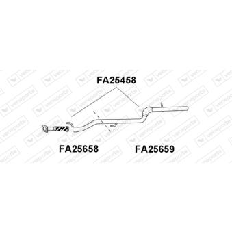 Tuyau d'échappement VENEPORTE OEM 46835317