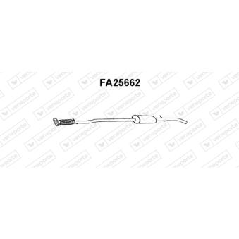 Silencieux central VENEPORTE FA25662