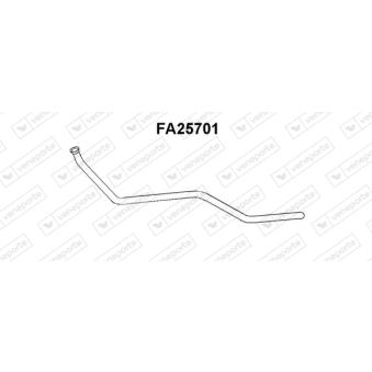 Tuyau d'échappement VENEPORTE FA25701