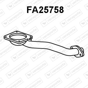 Tuyau d'échappement VENEPORTE [FA25758]