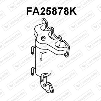 Catalyseur en coude VENEPORTE [FA25878K]