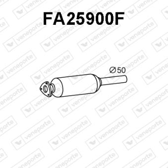 Filtre à particules / à suie, échappement VENEPORTE OEM 51861468