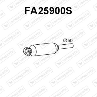Filtre à particules / à suie, échappement VENEPORTE OEM 51861468