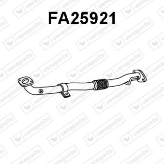 Tuyau d'échappement VENEPORTE [FA25921]