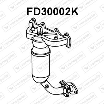 Catalyseur en coude VENEPORTE OEM 1104433