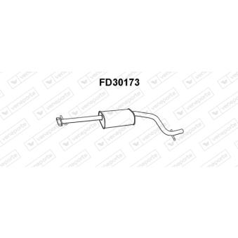 Silencieux avant VENEPORTE OEM 1101023