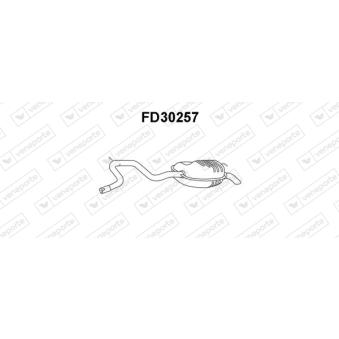 Silencieux arrière VENEPORTE FD30257