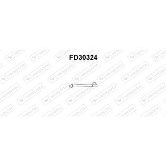 Tuyau d'échappement VENEPORTE FD30324