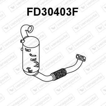 Filtre à particules / à suie, échappement VENEPORTE [FD30403F]