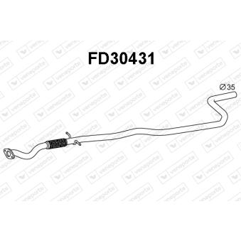 Tuyau d'échappement VENEPORTE OEM 1117930