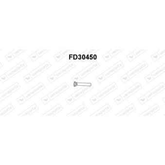 Tuyau d'échappement VENEPORTE FD30450