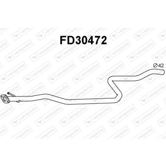 Tuyau d'échappement VENEPORTE OEM 1054637