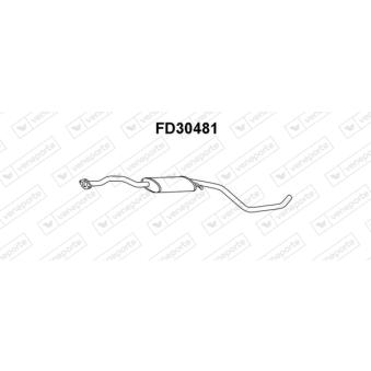 Silencieux avant VENEPORTE [FD30481]